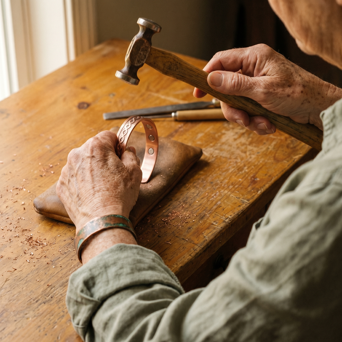 Harris' Current Copper Bracelet