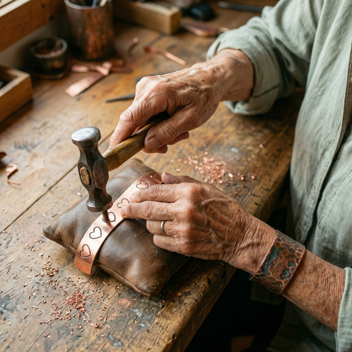 Harris' Hearth Copper Bracelet
