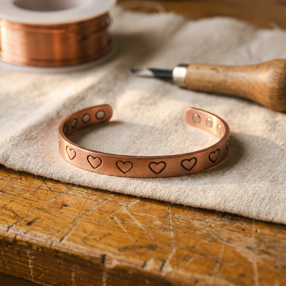 Harris' Hearth Copper Bracelet