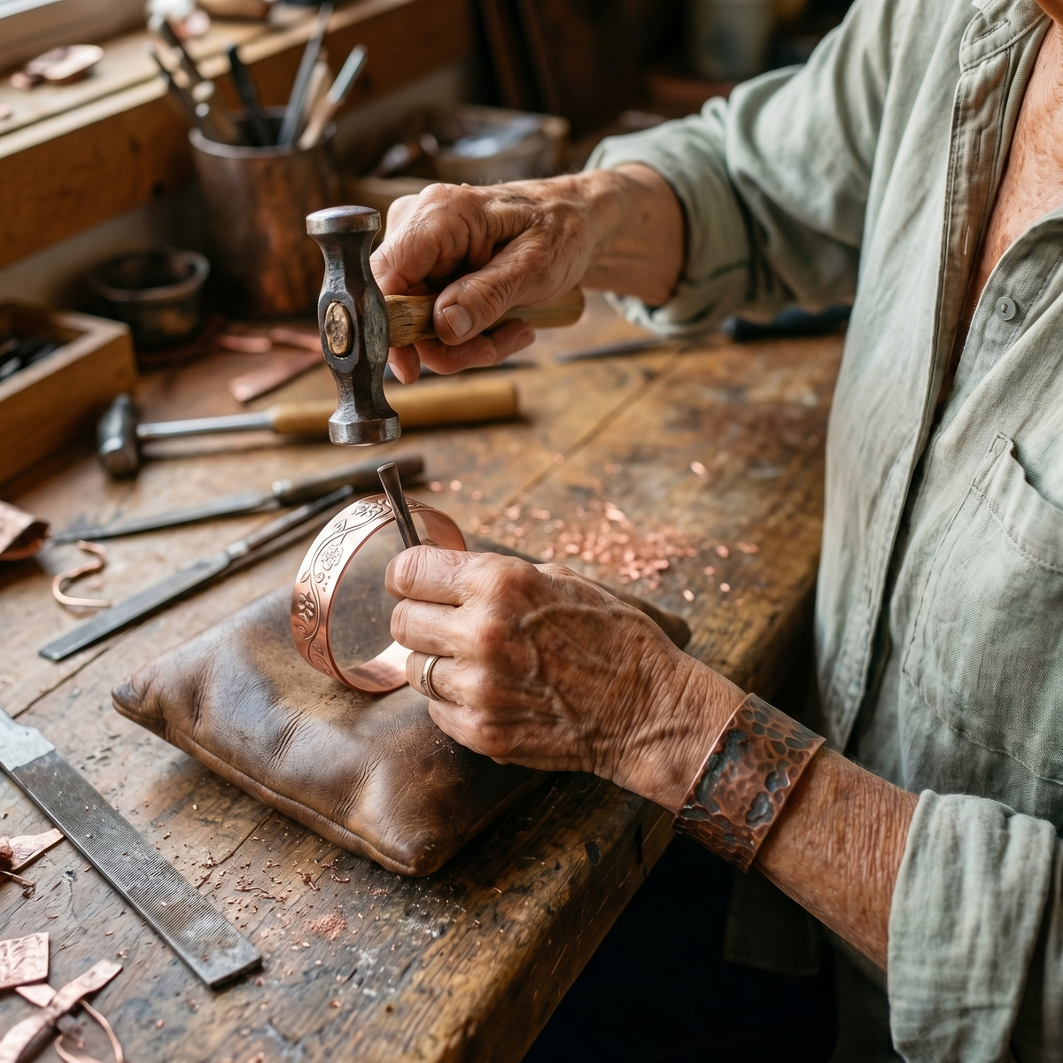 Harris' Knell Copper Bracelet