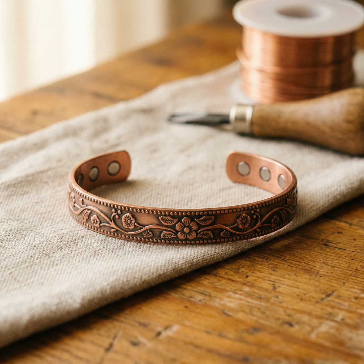 Harris' Knell Copper Bracelet