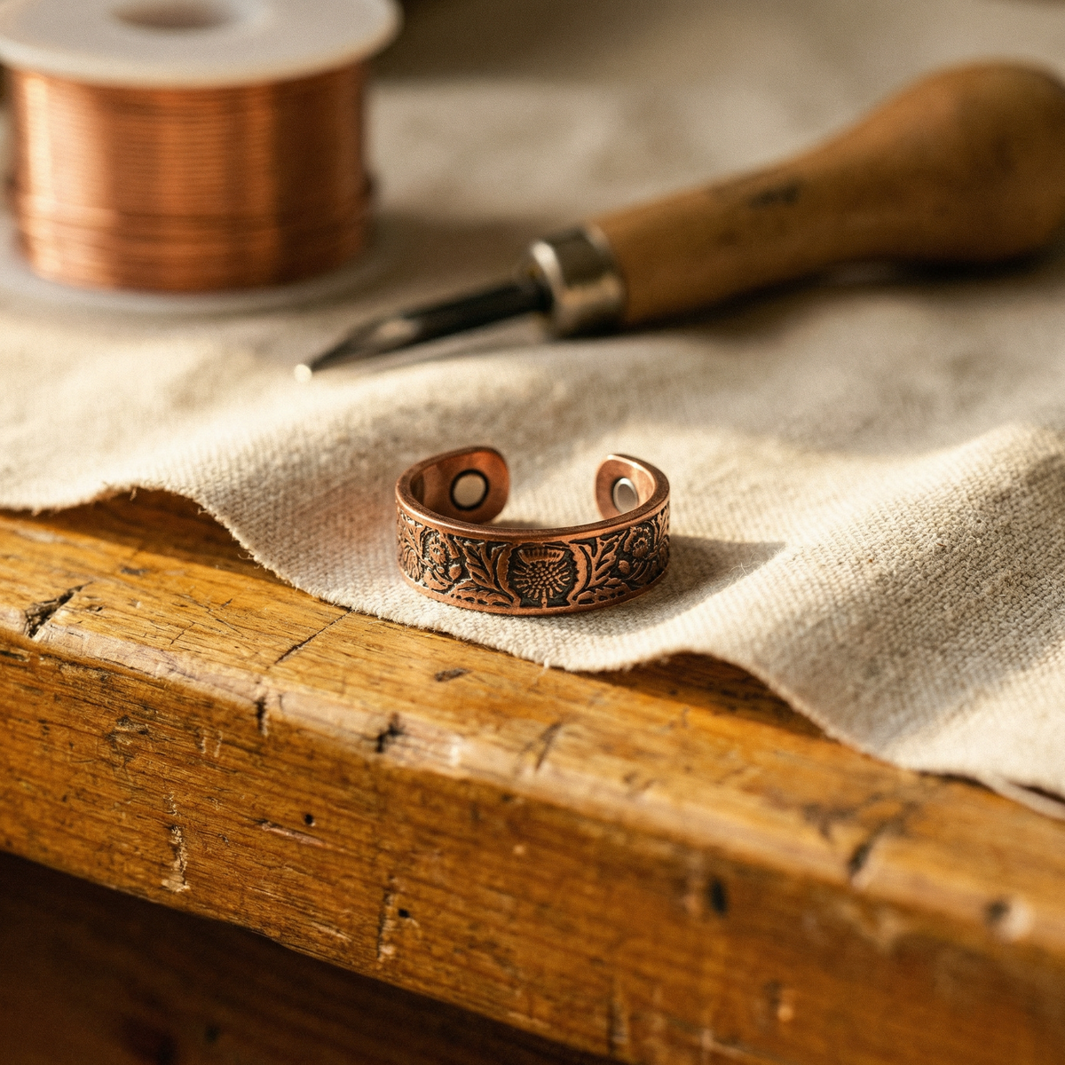Harris' Bole Copper Ring