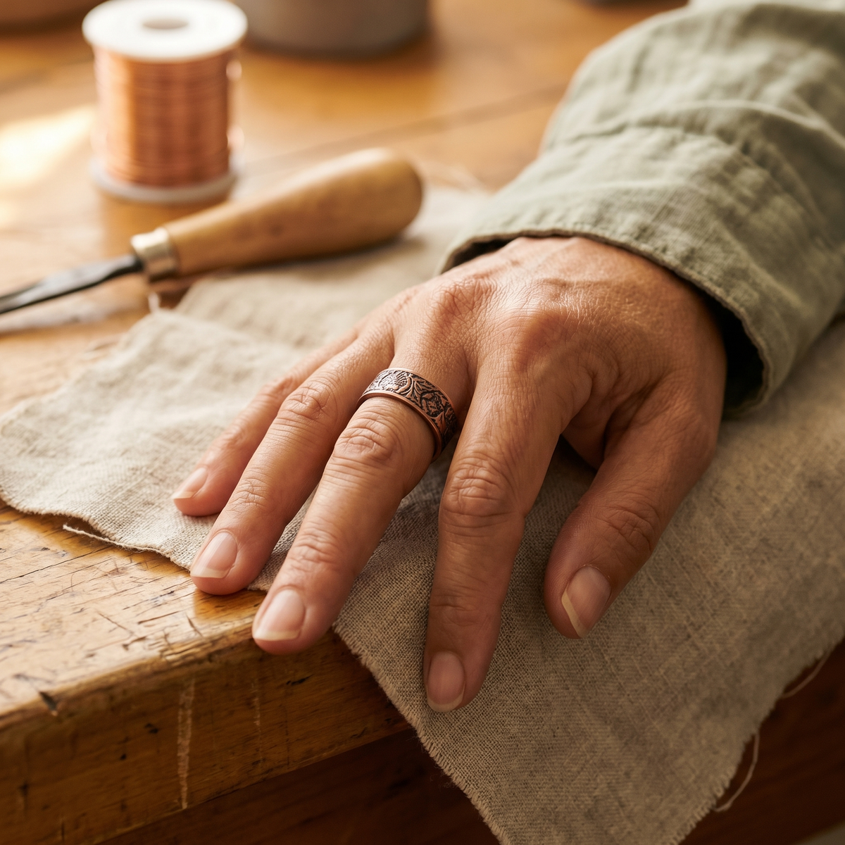 Harris' Bole Copper Ring