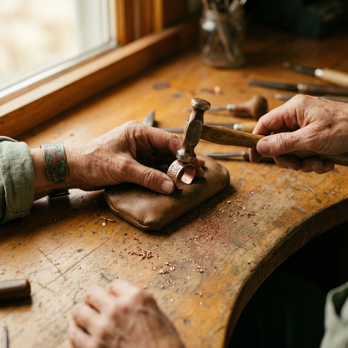 Harris' Bole Copper Ring