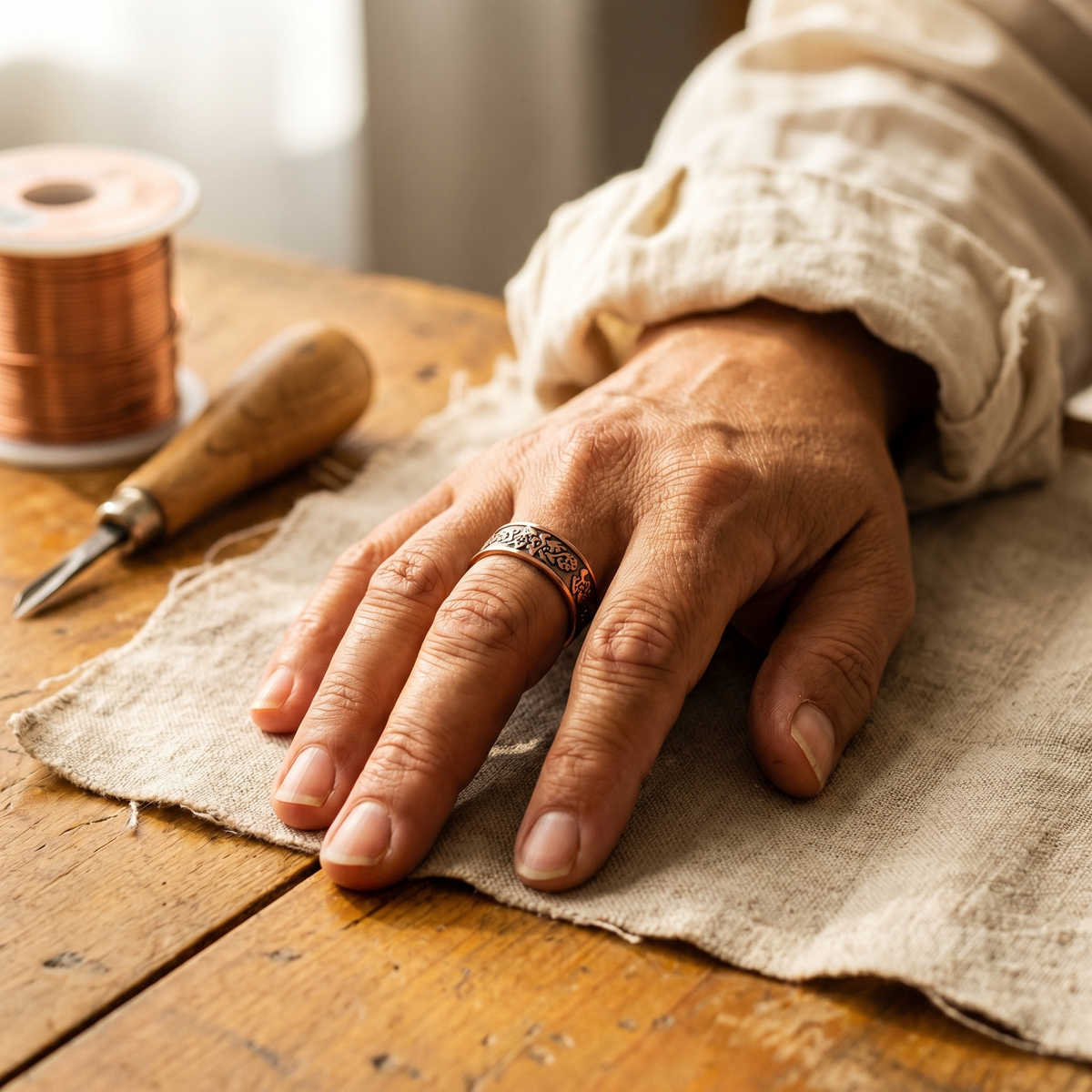 Harris' Clag Copper Ring