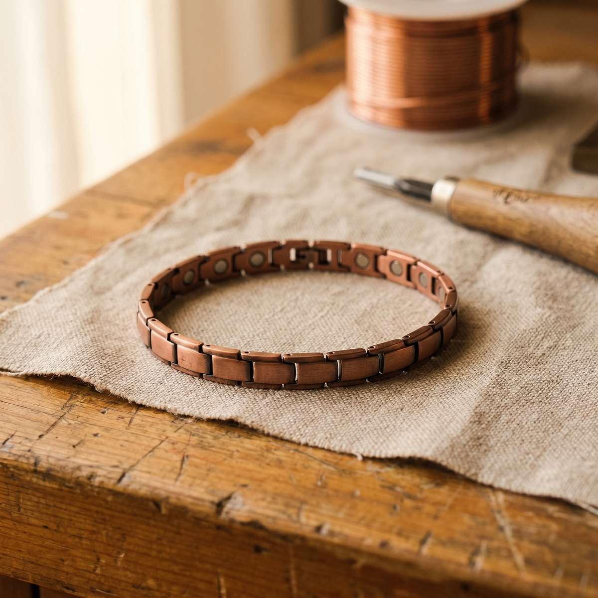 Harris' Shore Copper Anklet