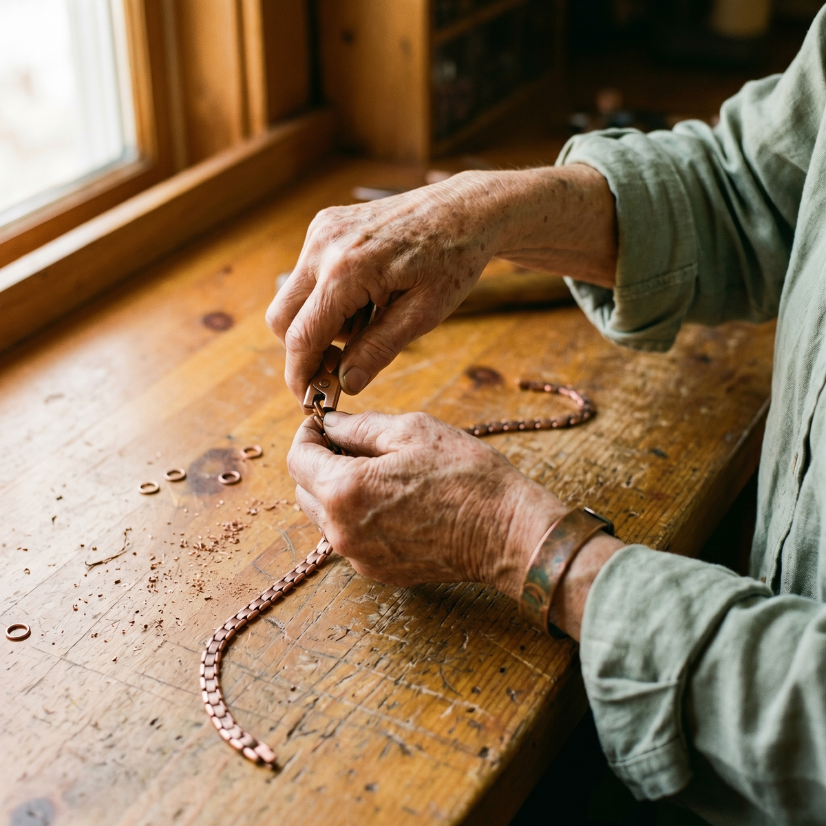 Harris' Haze Copper Necklace