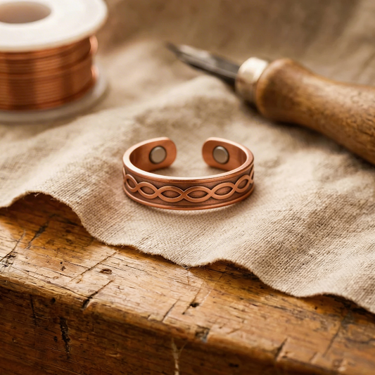 Harris' Char Copper Ring