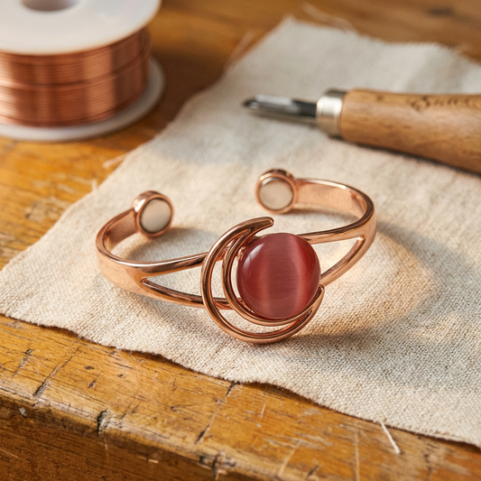 Harris' Sphere Pink Copper Bracelet