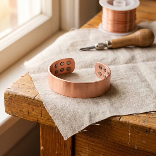 Harris' Anvil Copper Bracelet