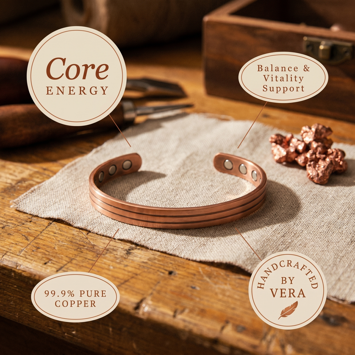 Harris' Core Copper Bracelet