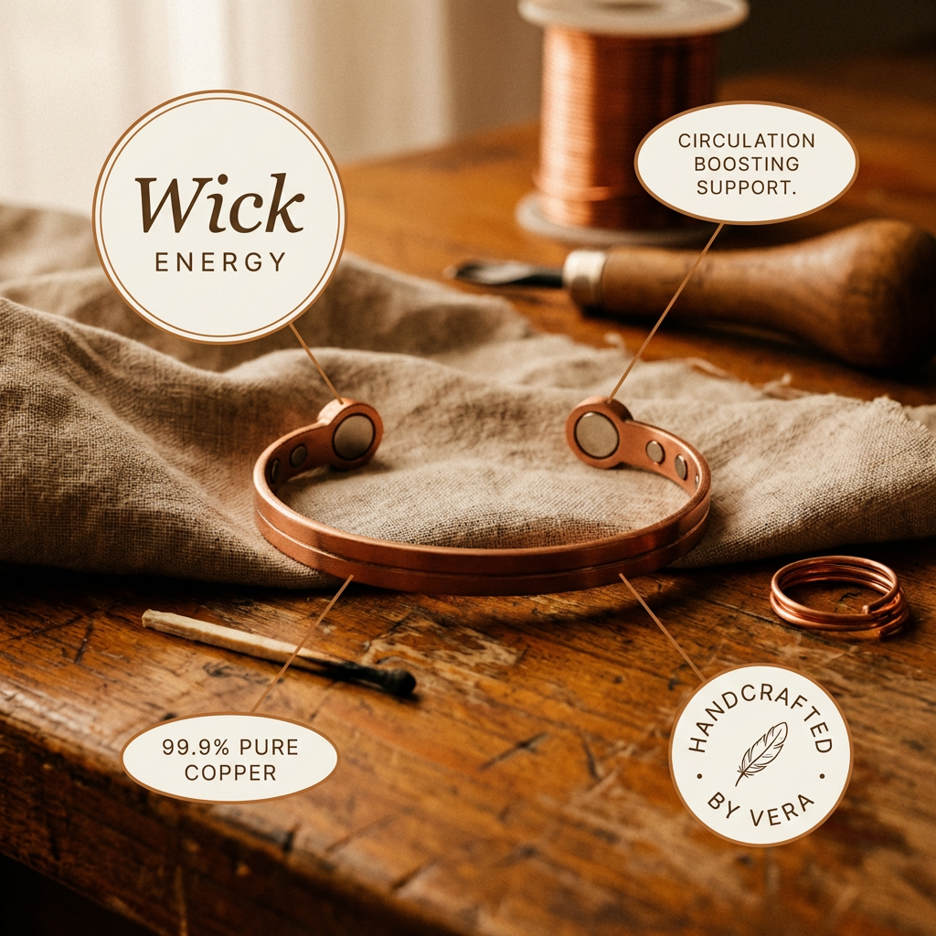 Harris' Wick Copper Bracelet