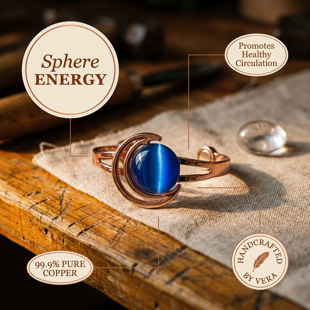 Harris' Sphere Copper Bracelet