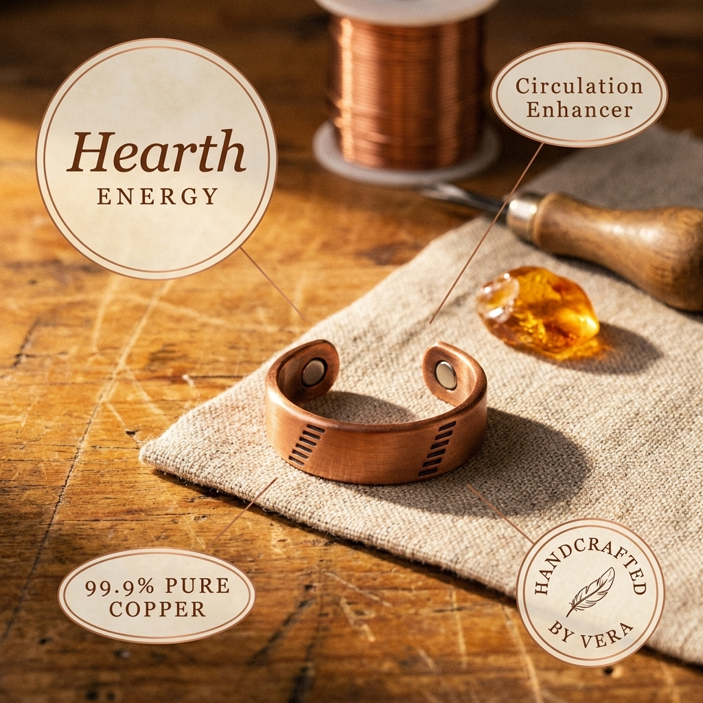 Harris' Hearth Copper Ring