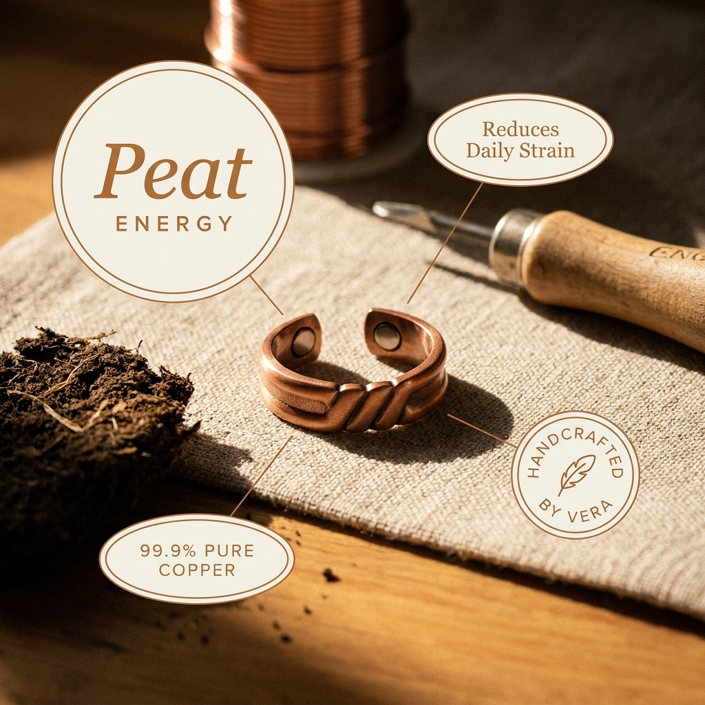 Harris' Peat Copper Ring