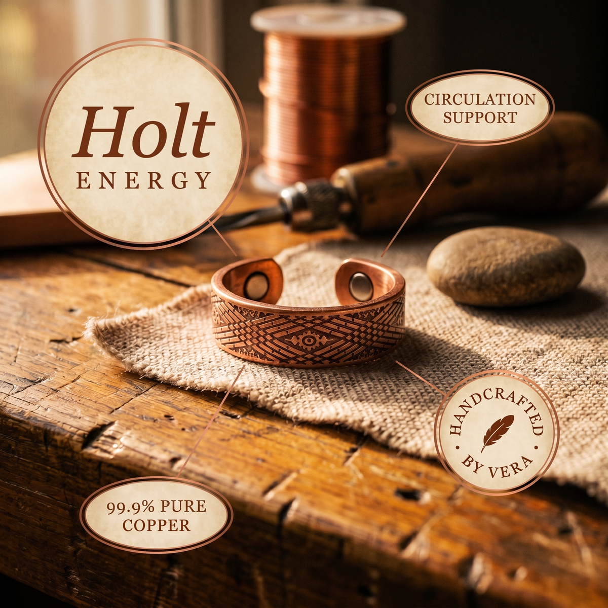 Harris' Holt Copper Ring