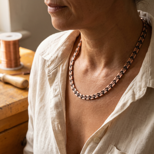 Harris' Haze Copper Necklace