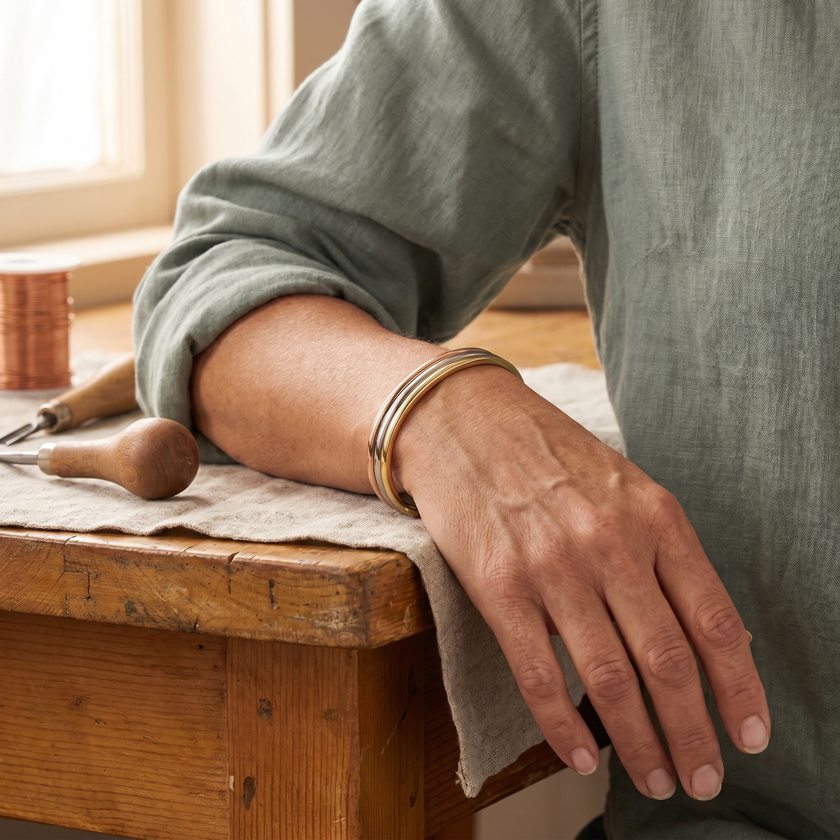 Harris' Fell Copper Bracelet