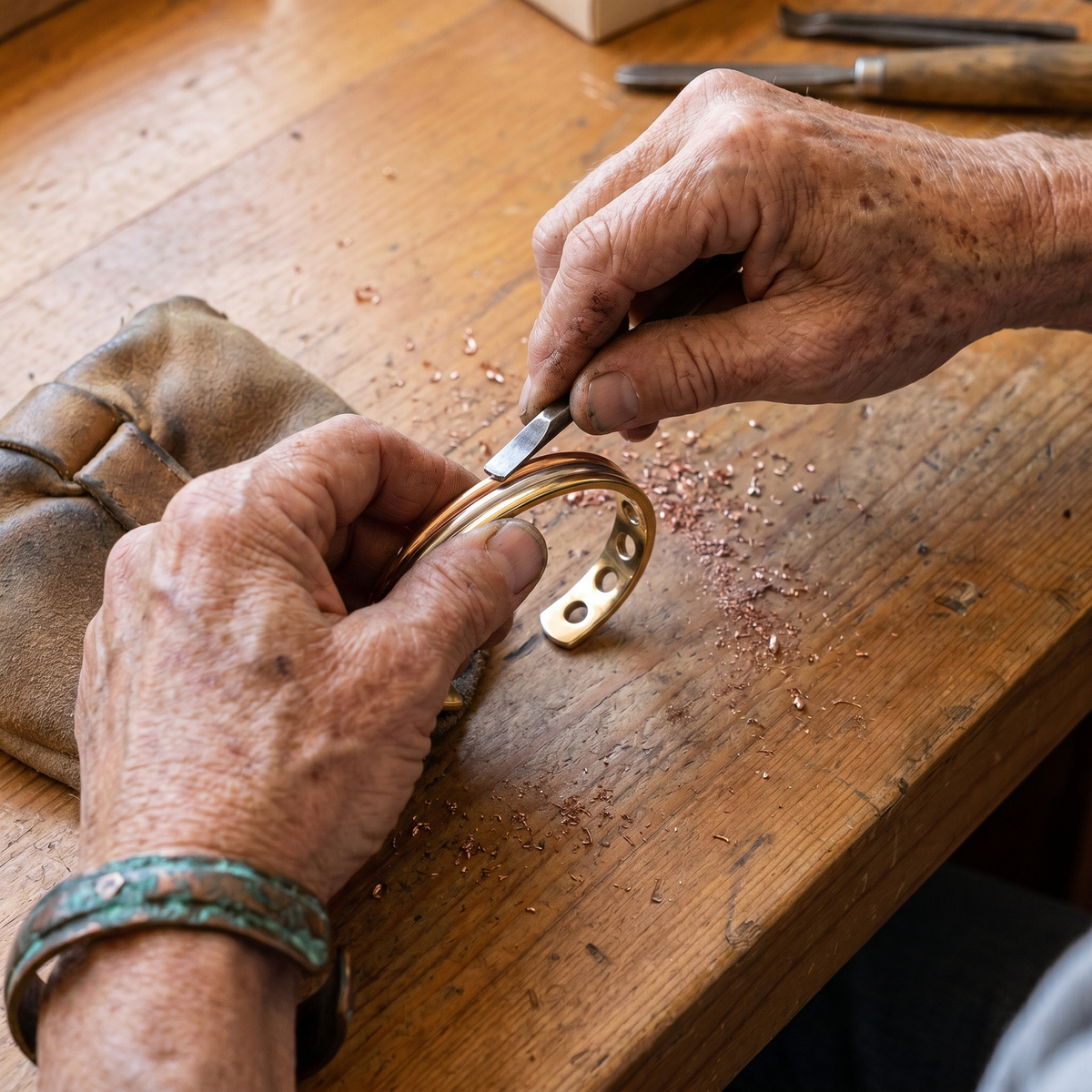 Harris' Fell Copper Bracelet