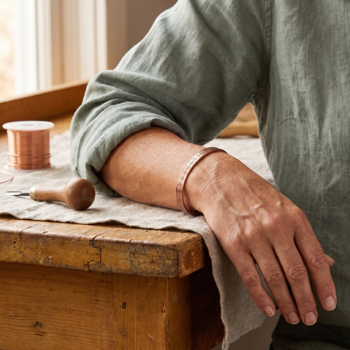 Harris' Loch Copper Bracelet