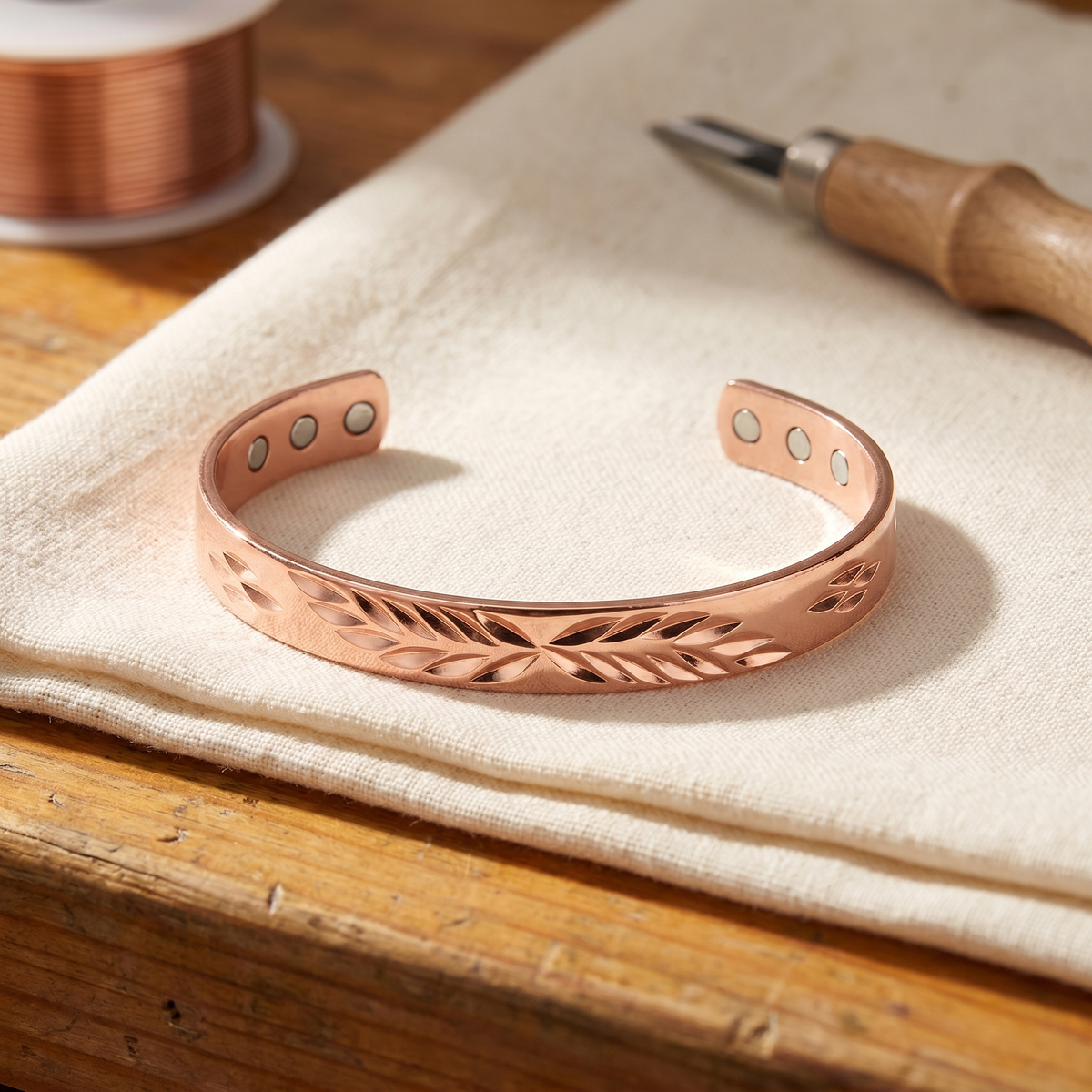 Harris' Lunar Copper Bracelet