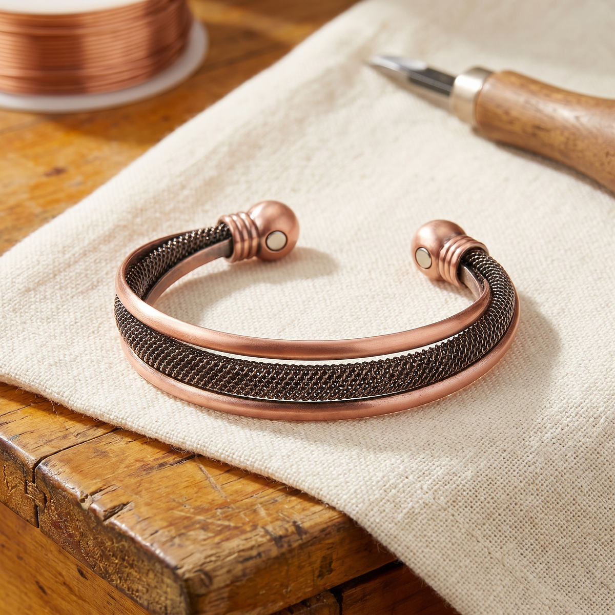 Harris' Cairn Copper Bracelet