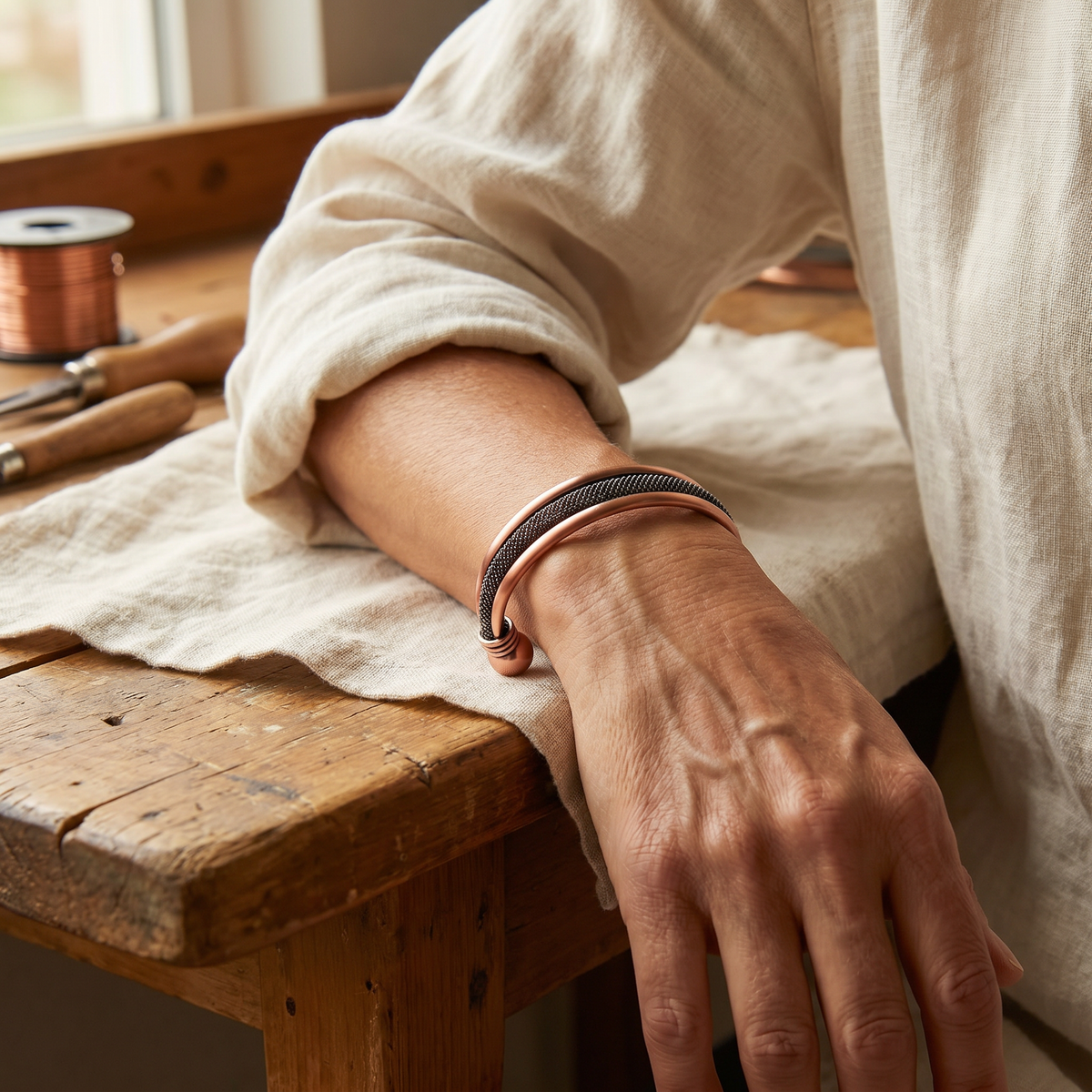 Harris' Cairn Copper Bracelet