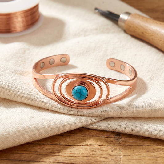 Harris' Sedge Copper Bracelet