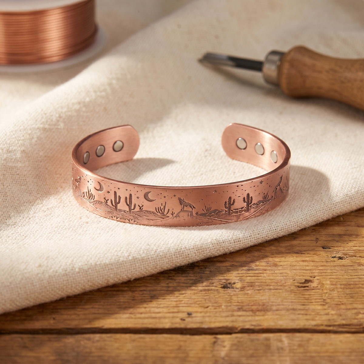 Harris' Cove Copper Bracelet