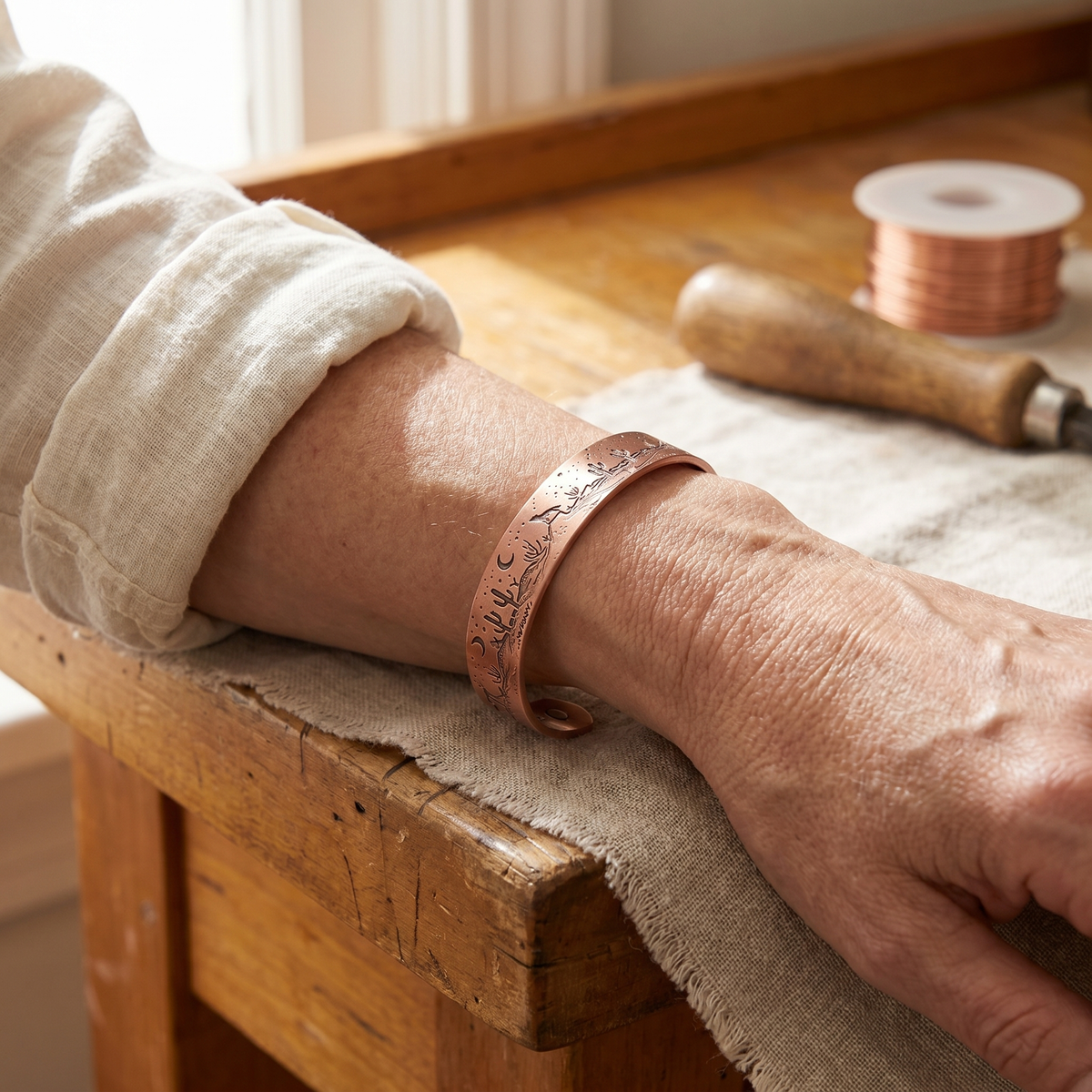 Harris' Cove Copper Bracelet