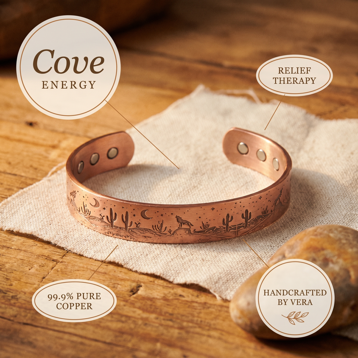 Harris' Cove Copper Bracelet