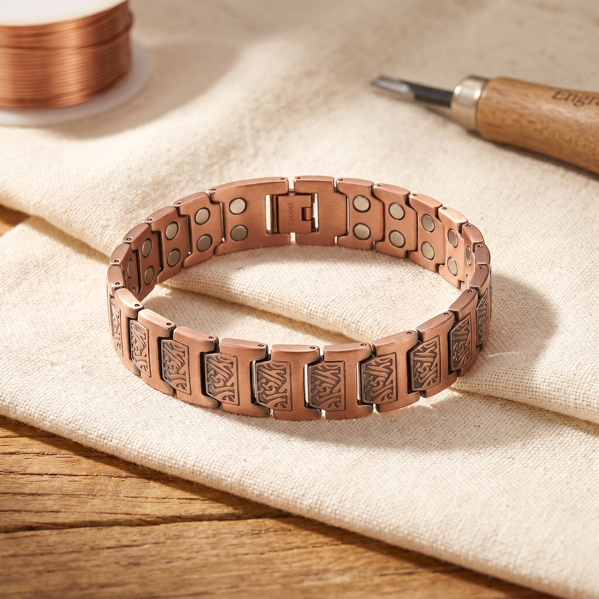 Harris' Glen Men's Copper Bracelet