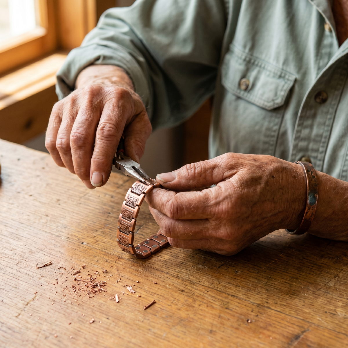 Harris' Glen Men's Copper Bracelet