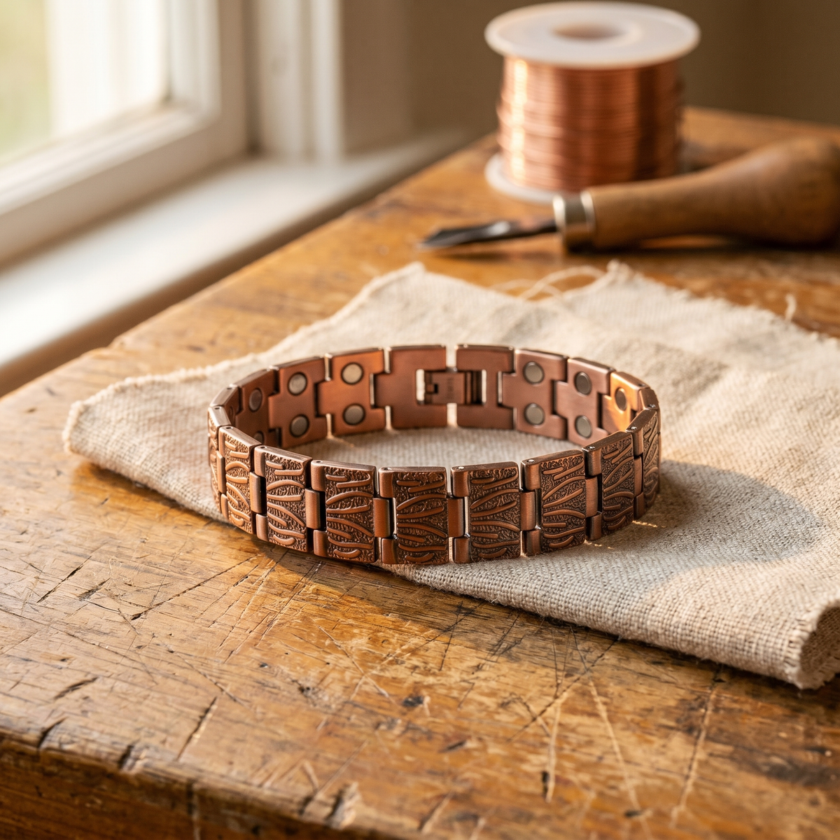 Harris' Grit Men's Copper Bracelet