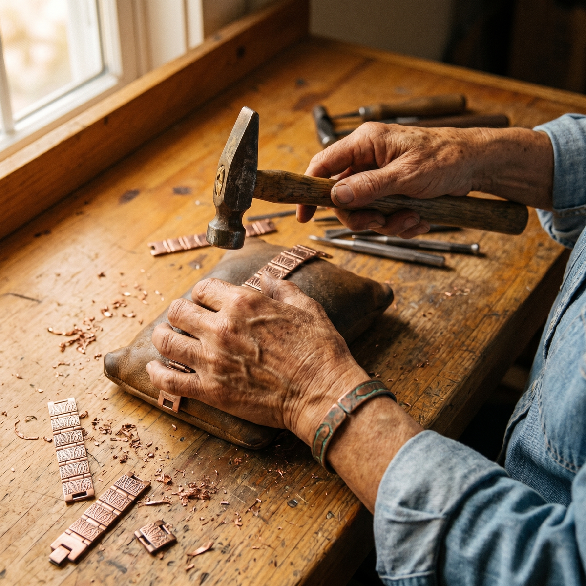 Harris' Grit Men's Copper Bracelet