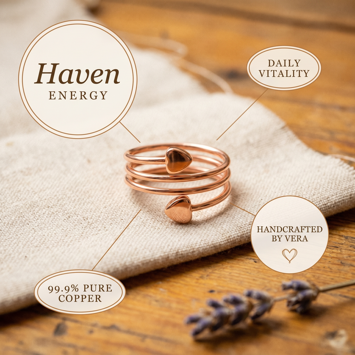 Harris' Haven Copper Ring