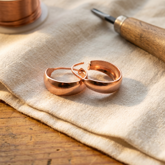 Harris' Dell Copper Earrings