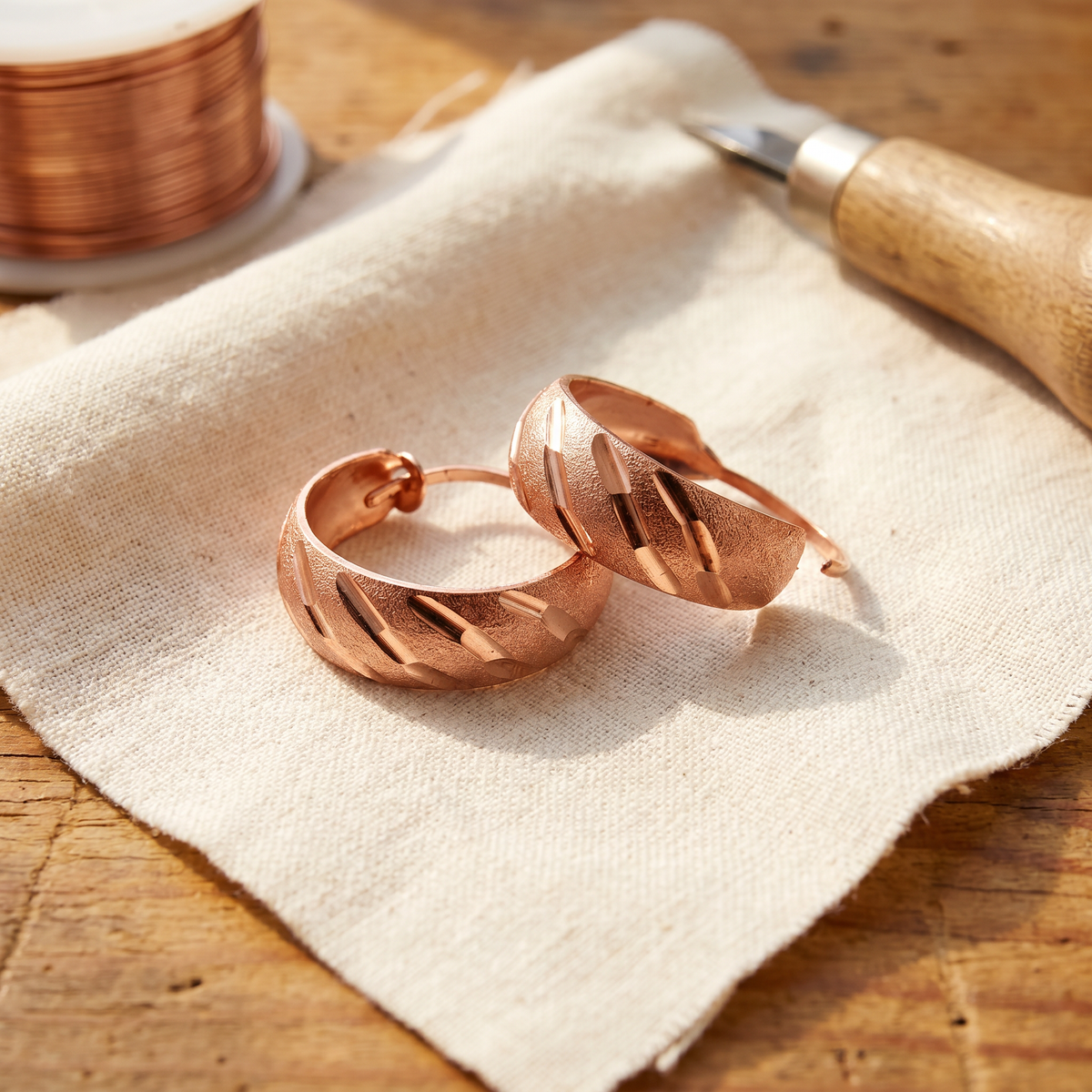 Harris' Vale Copper Earrings