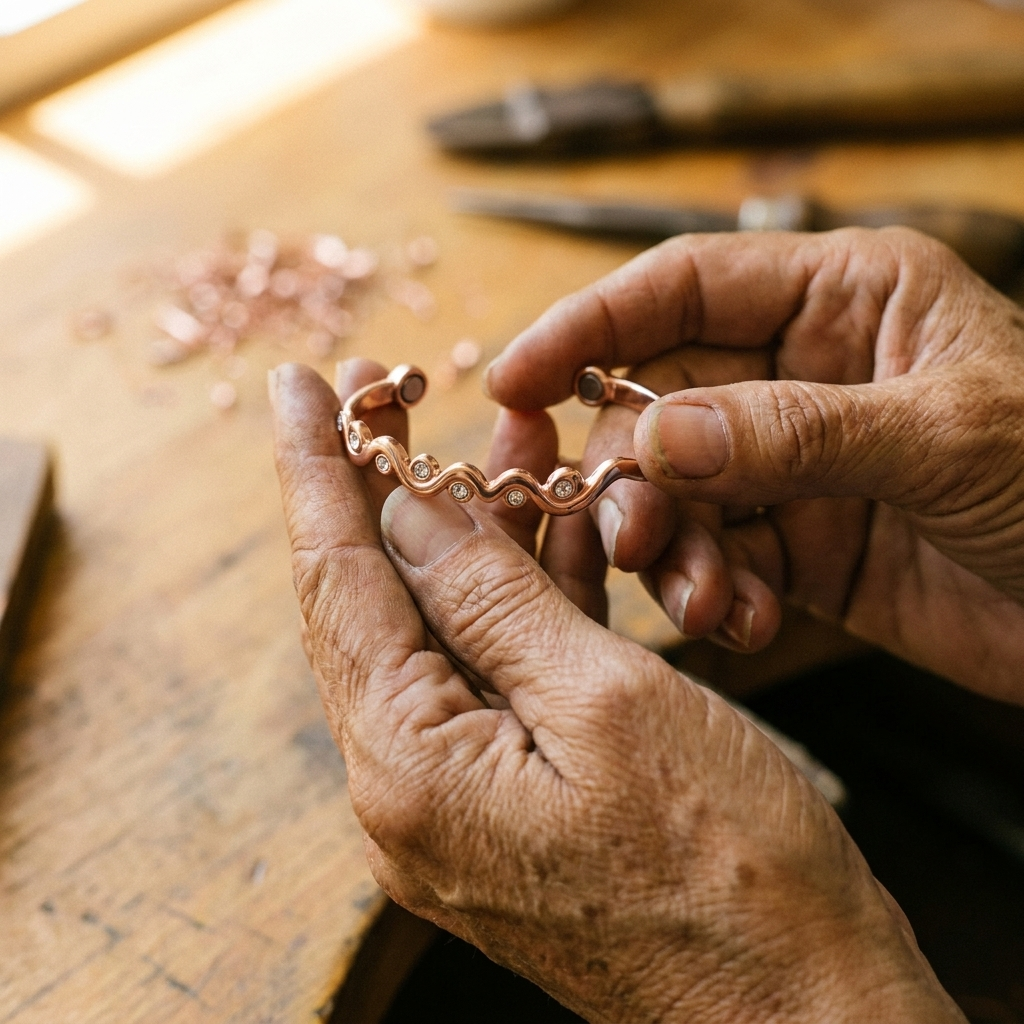 Harris' Lark Copper Bracelet