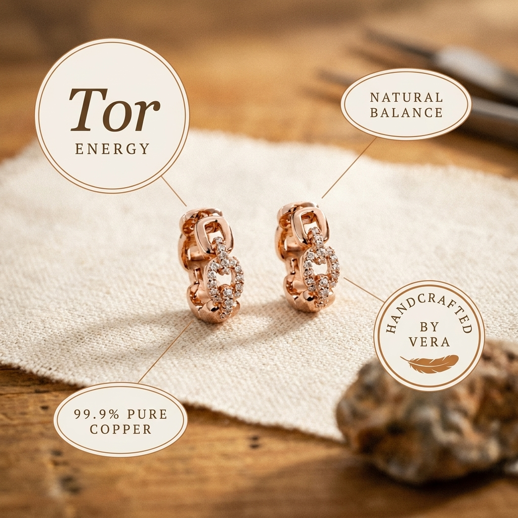 Harris' Tor Copper Earrings