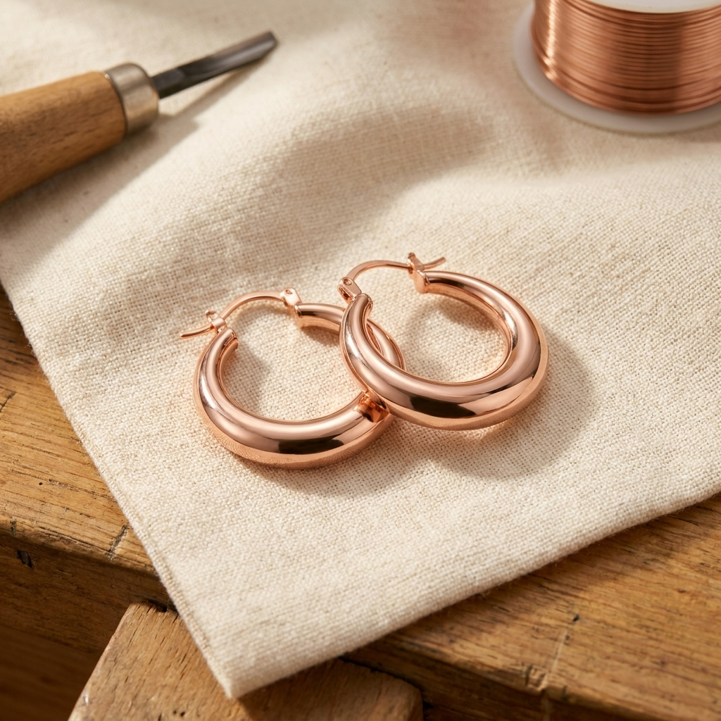 Harris' Marl Copper Earrings