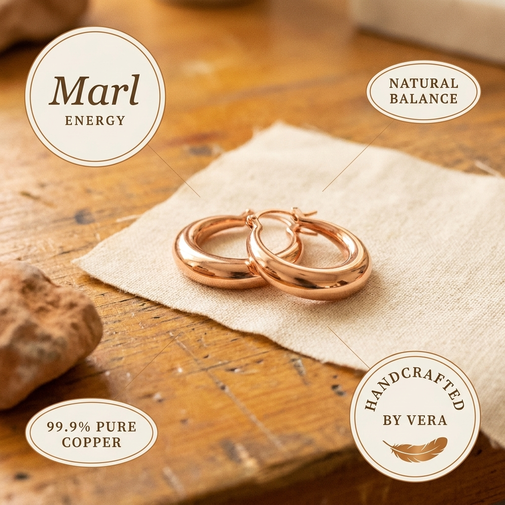 Harris' Marl Copper Earrings