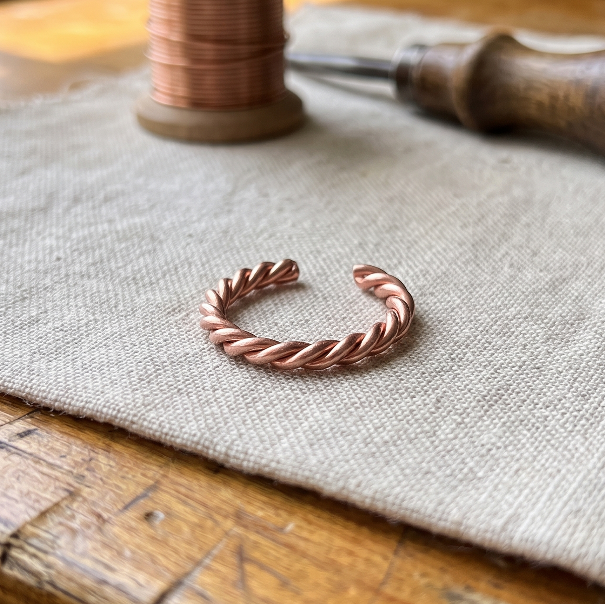 Harris' Copper Tensor Ring
