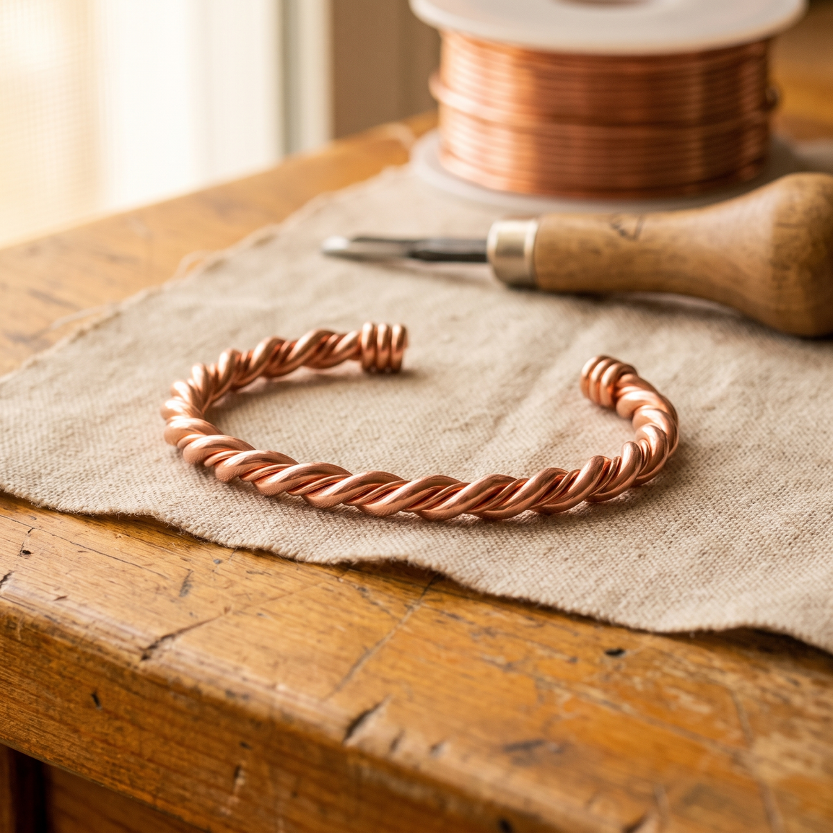 Harris' Tensor Copper Bracelet