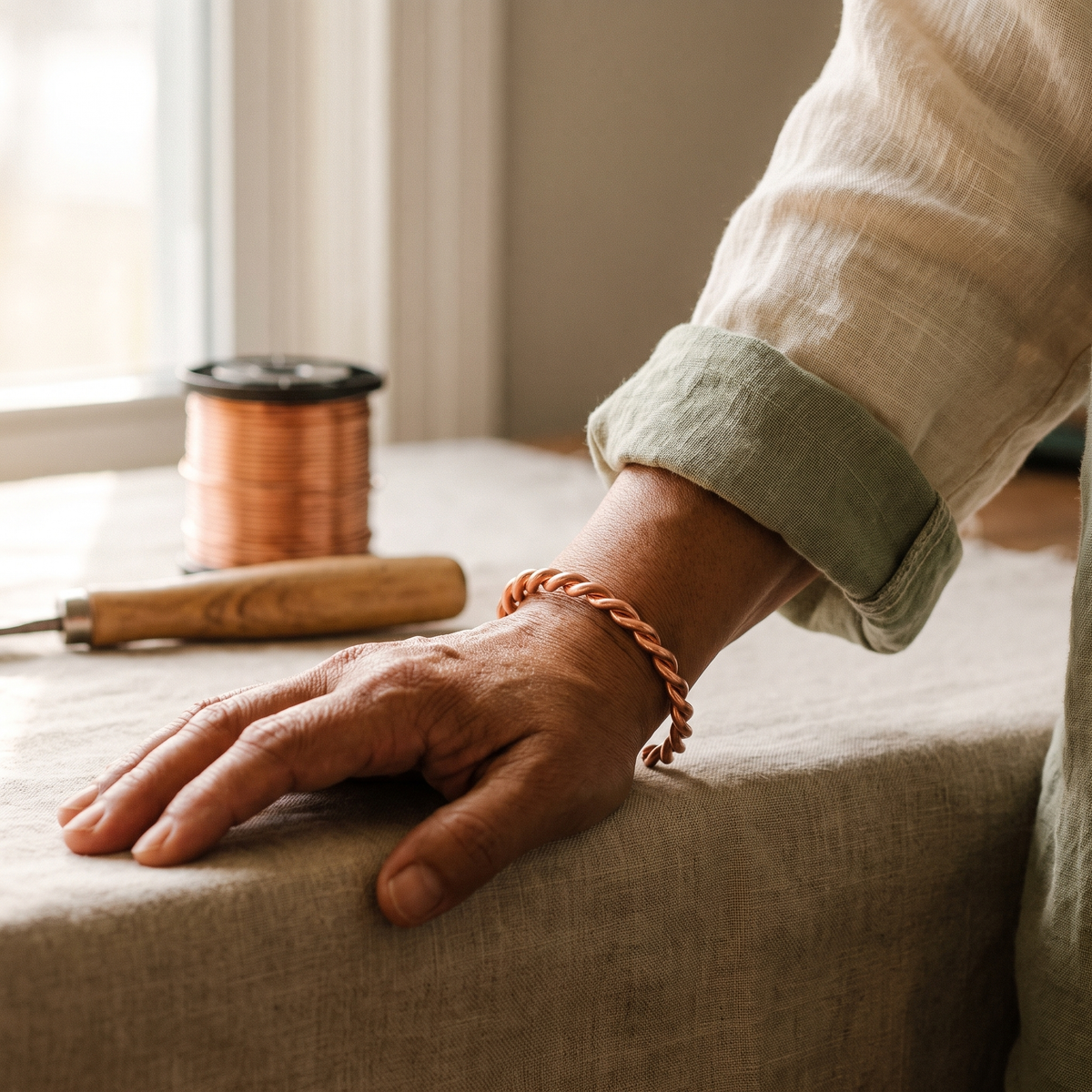 Harris' Tensor Copper Bracelet