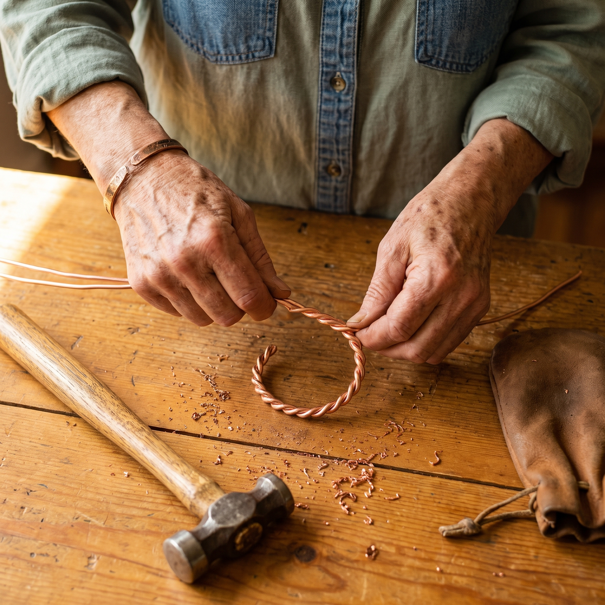 Harris' Tensor Copper Bracelet