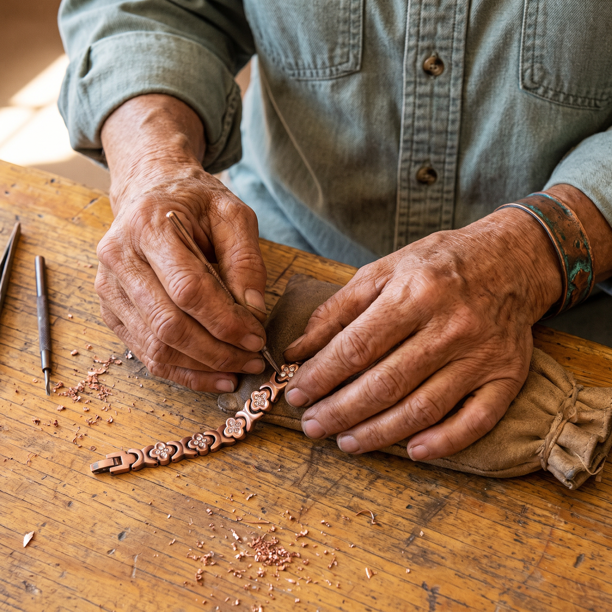 Harris' Keel Copper Bracelet