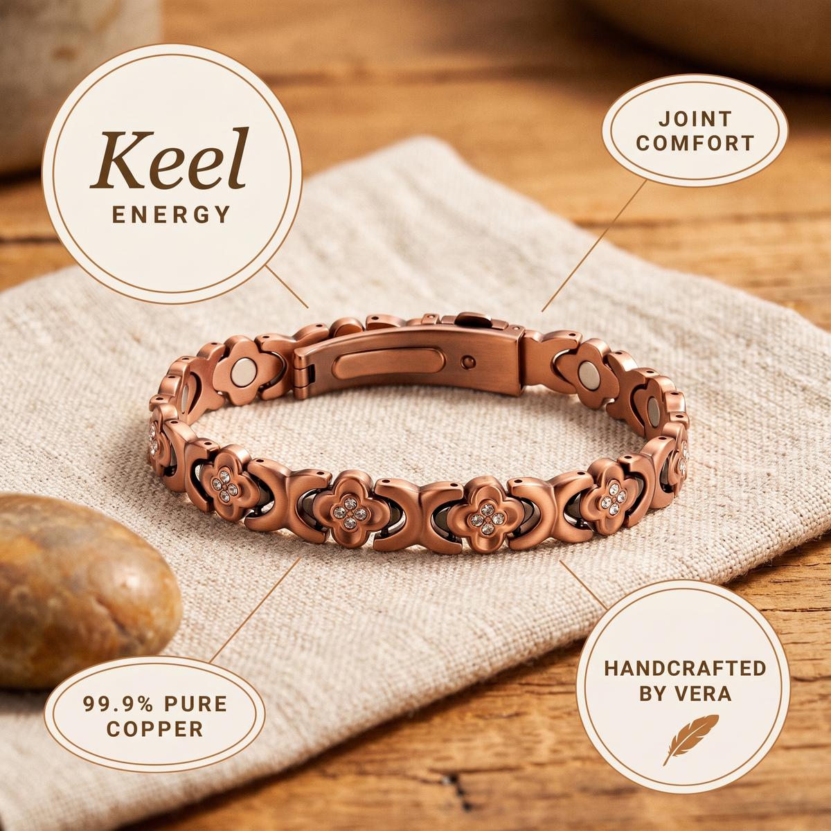 Harris' Keel Copper Bracelet
