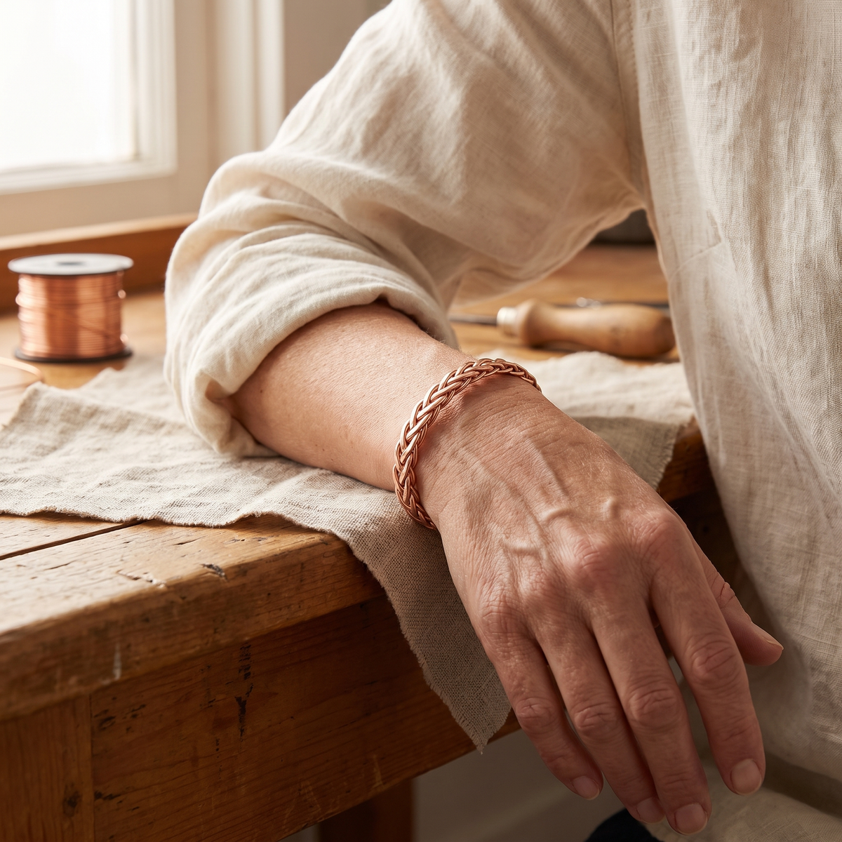 Harris' Bramble Copper Bracelet