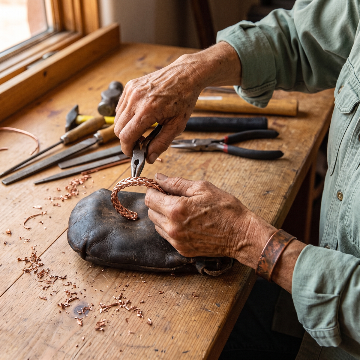 Harris' Bramble Copper Bracelet